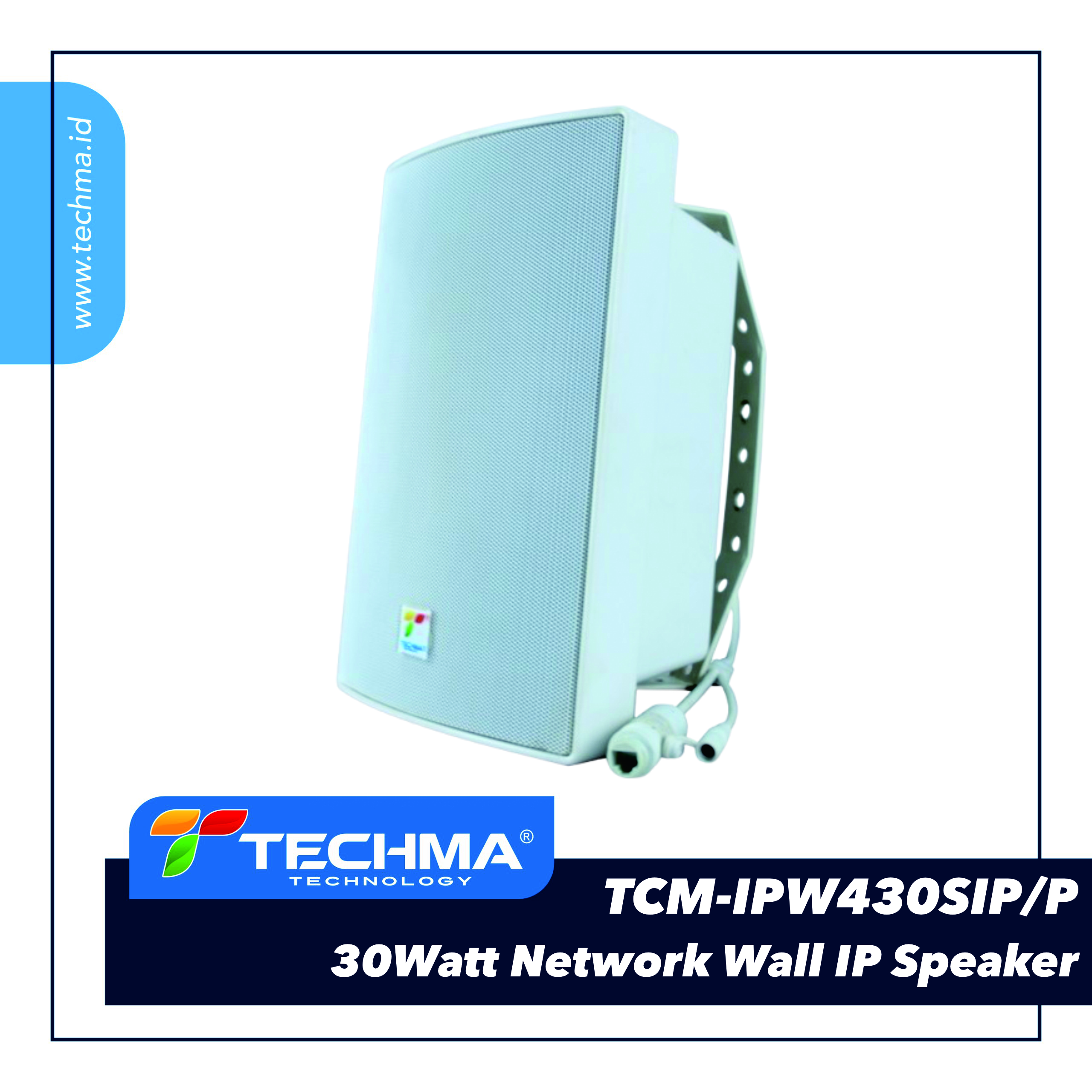 30Watt Wall-mount IP Speaker - TCM-IPW430SIP/P