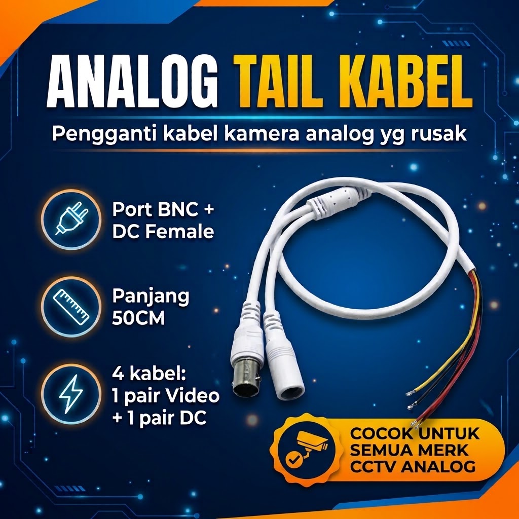 Analog Kamera Tail Kabel [Spare Part]