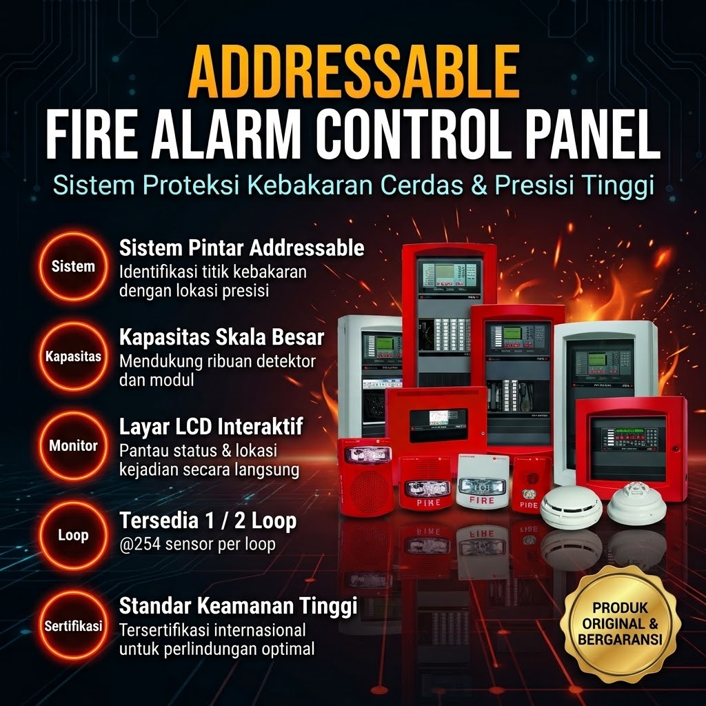 Addressable Fire Alarm Control Panel (FACP)