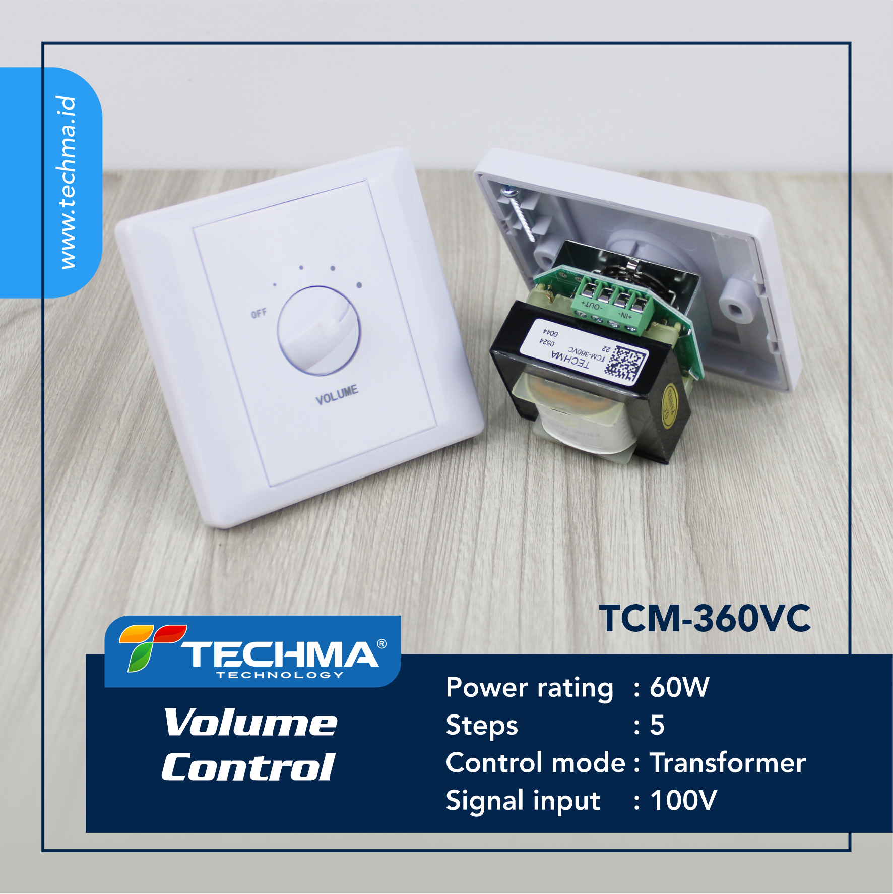 TCM-360VC Volume Control Attenuator 60 Watt